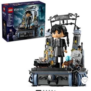LEGO Wednesday Addams Figure Set- Black and Gray